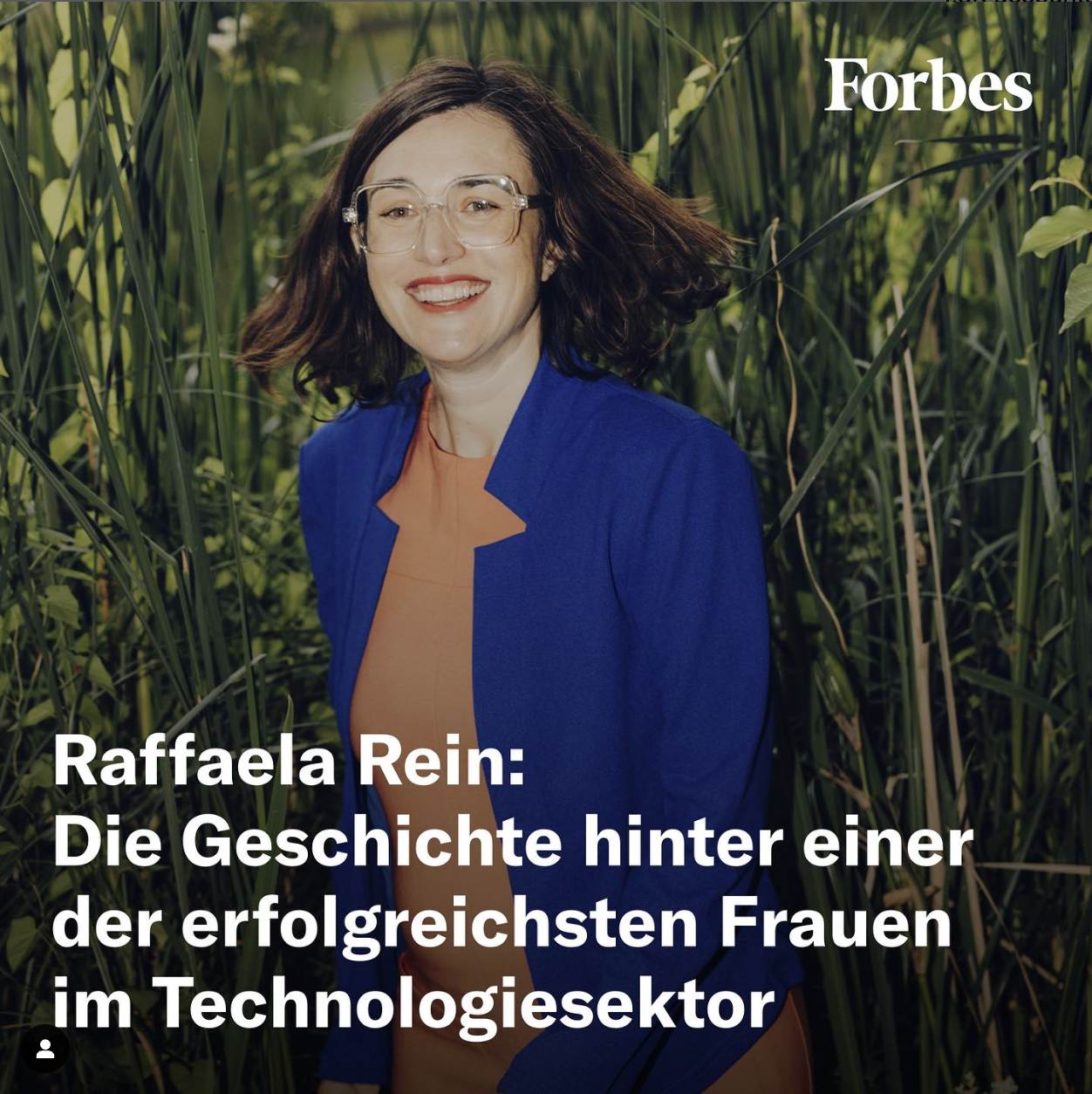 Raffaela Rein on the Forbes EU cover
